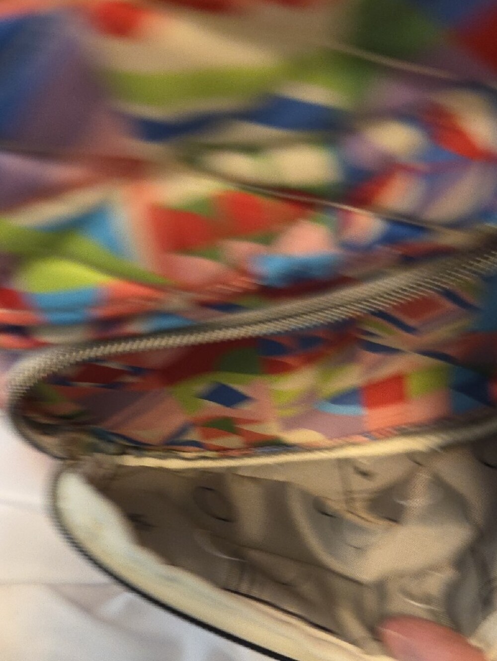 lug Compass In Small World Print Quilted Crossbody Bag - Picture 7 of 7